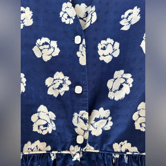 1950’s Monterey Models Navy Dress with White Roses and Button Back size XS VGUC - Picture 12 of 12